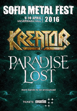 Kreator �� �� ��������� ����� �� 10 ����� �� ����� �� ������� ������� �� Sofia Metal Fest