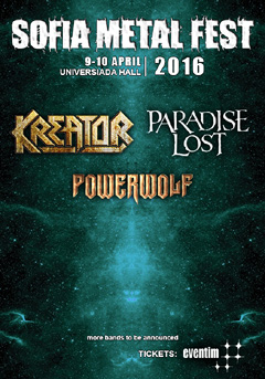 Powerwolf �� �� ���������� �� Sofia Metal Fest 2016 � ����������� 90-������� ���